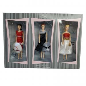 Юбилейный подарочный набор из трех фигурок Барби 04 г.